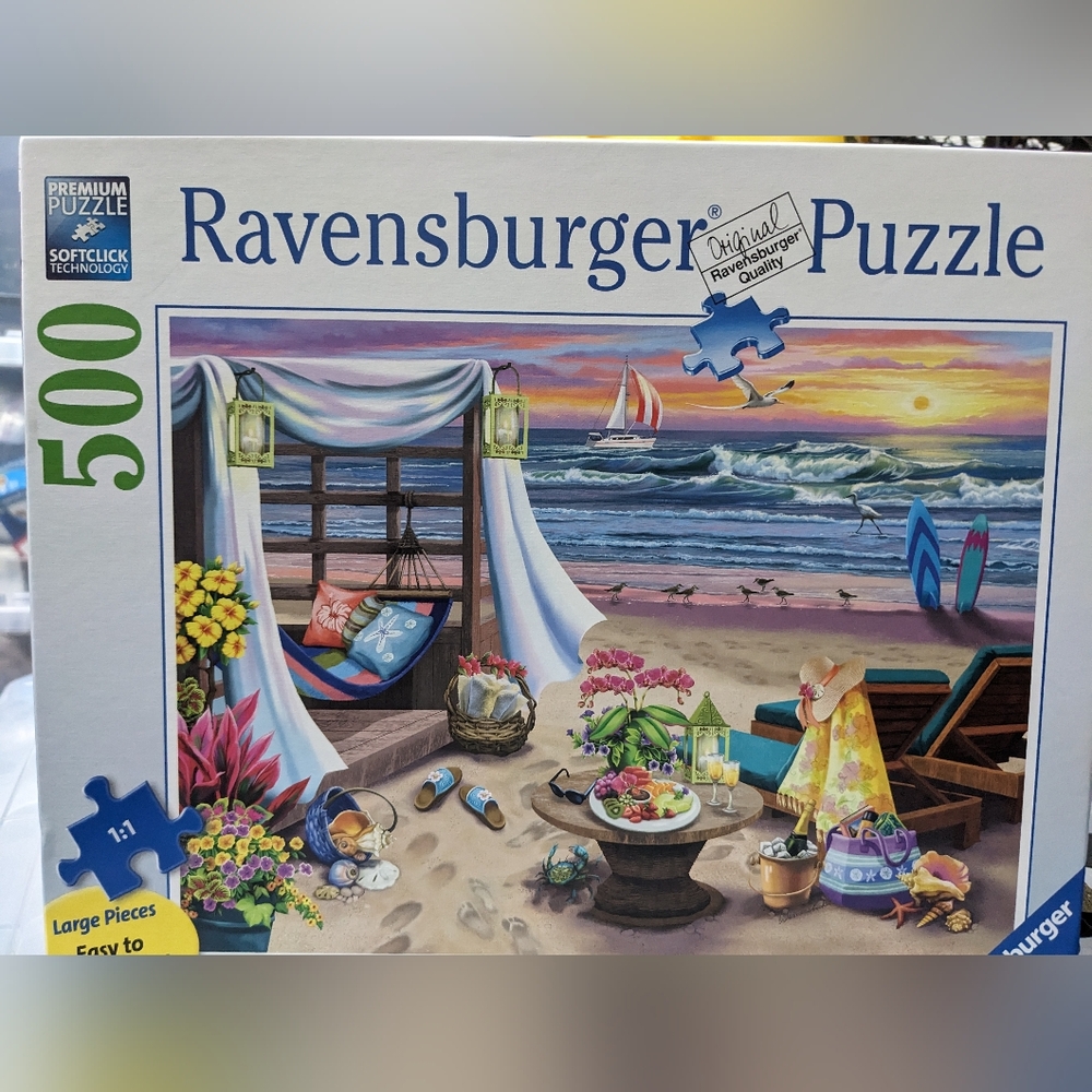 Ravensburger Beach Scene - Abend Am Strand - Puzzle 500 Pieces